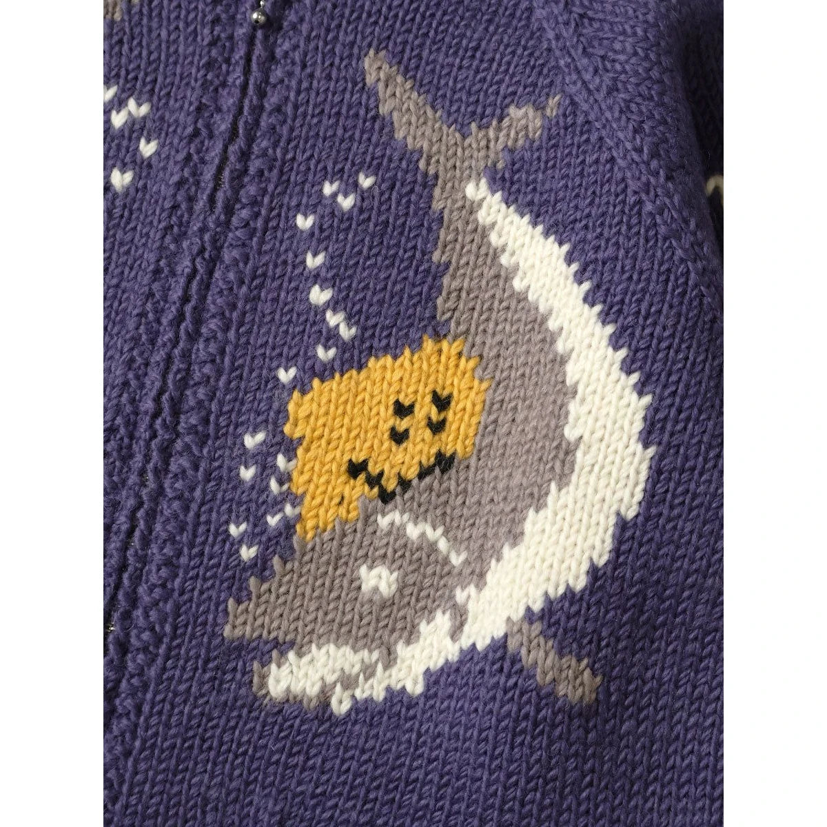 Kapital Cowichan Hand Knit Rainbowy Trout Zip Cardigan | COJP Gallery