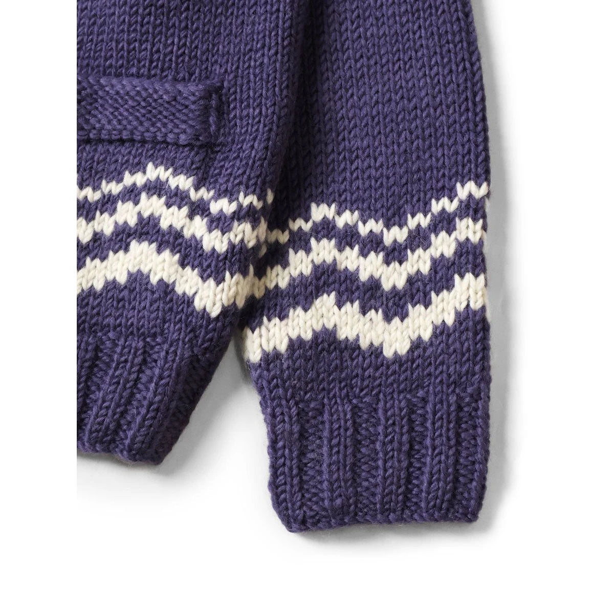 Kapital Cowichan Hand Knit Rainbowy Trout Zip Cardigan | COJP Gallery