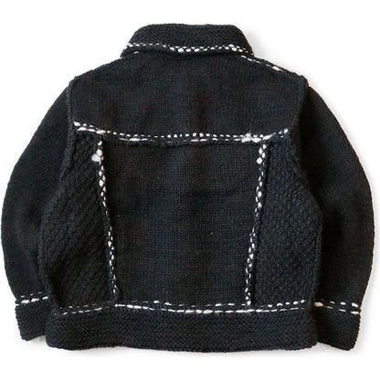 Kapital Cowichan Wool Hand Knit Denim Jacket