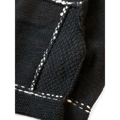 Kapital Cowichan Wool Hand Knit Denim Jacket