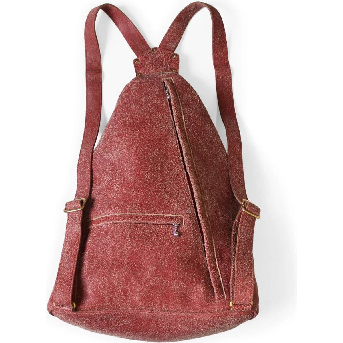 Kapital Cracked Leather Harvey Medicine Backpack