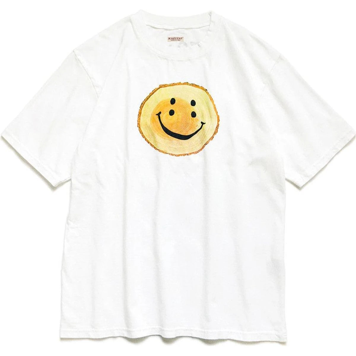 Kapital Crewneck T-Shirt (Rainbowy Stump Print)