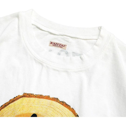 Kapital Crewneck T-Shirt (Rainbowy Stump Print)