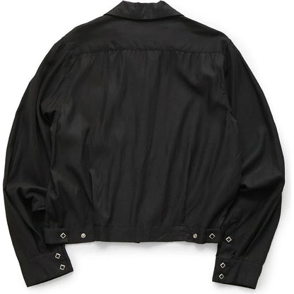 Kapital Cupra Cotton Twill Open Collar Drizzler Shirt