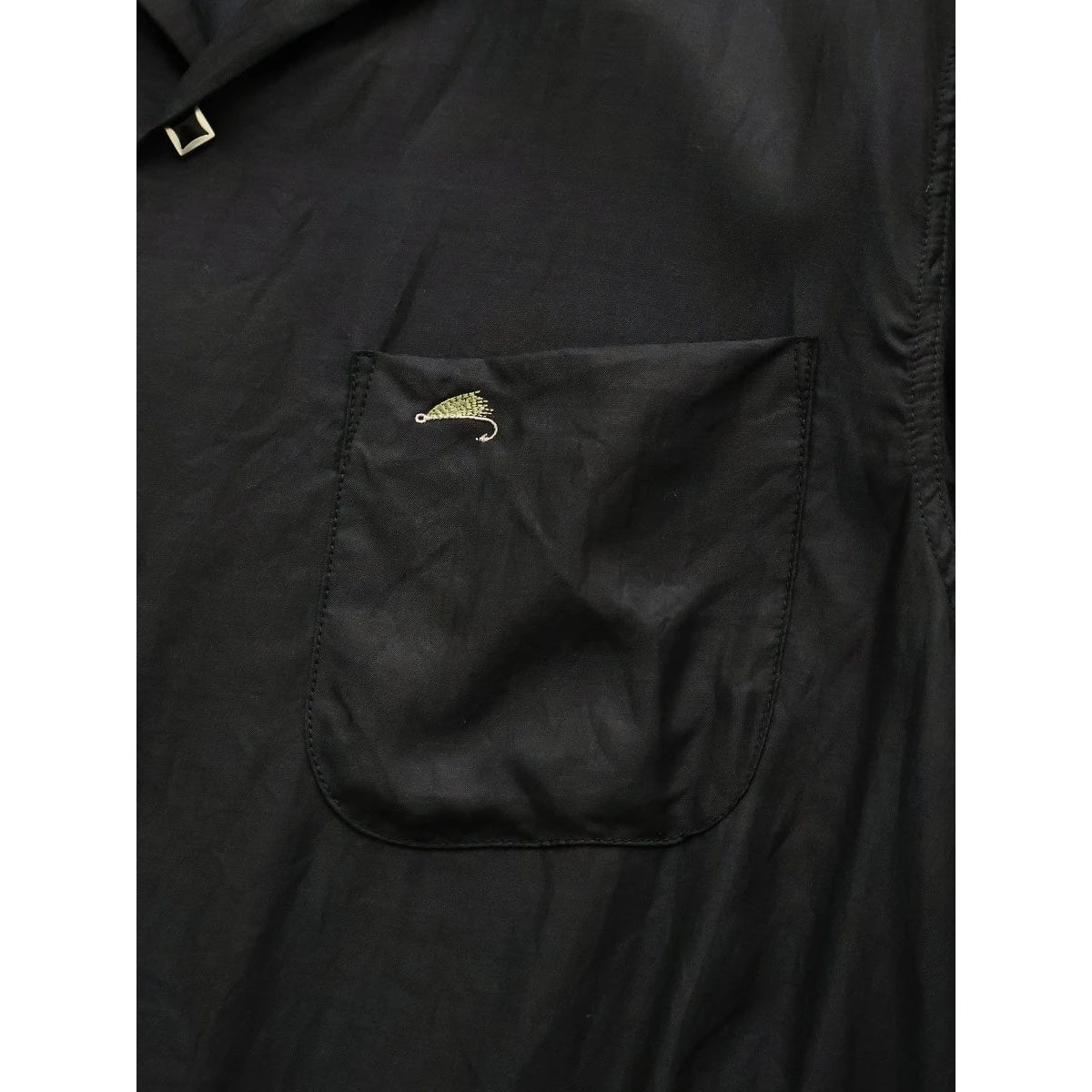 Kapital Cupra Cotton Twill Open Collar Drizzler Shirt
