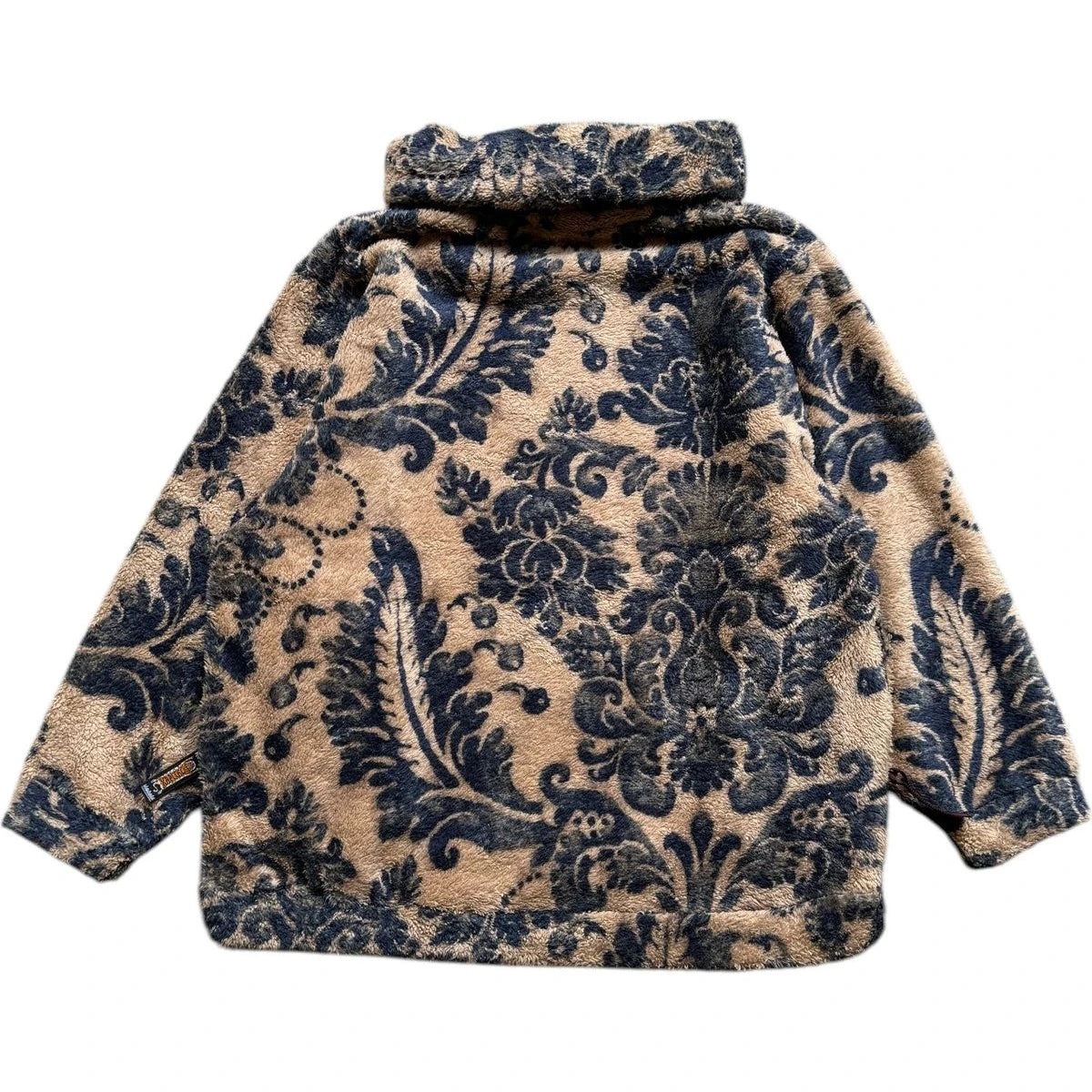 Kapital Damask Pattern Fleece Big High Neck Sweatshirt