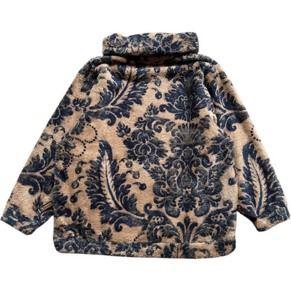 Kapital Damask Pattern Fleece Big High Neck Sweatshirt