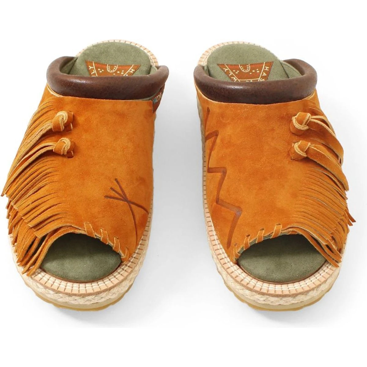 Kapital Deer Leather Pueblo Rain Clog Sandal