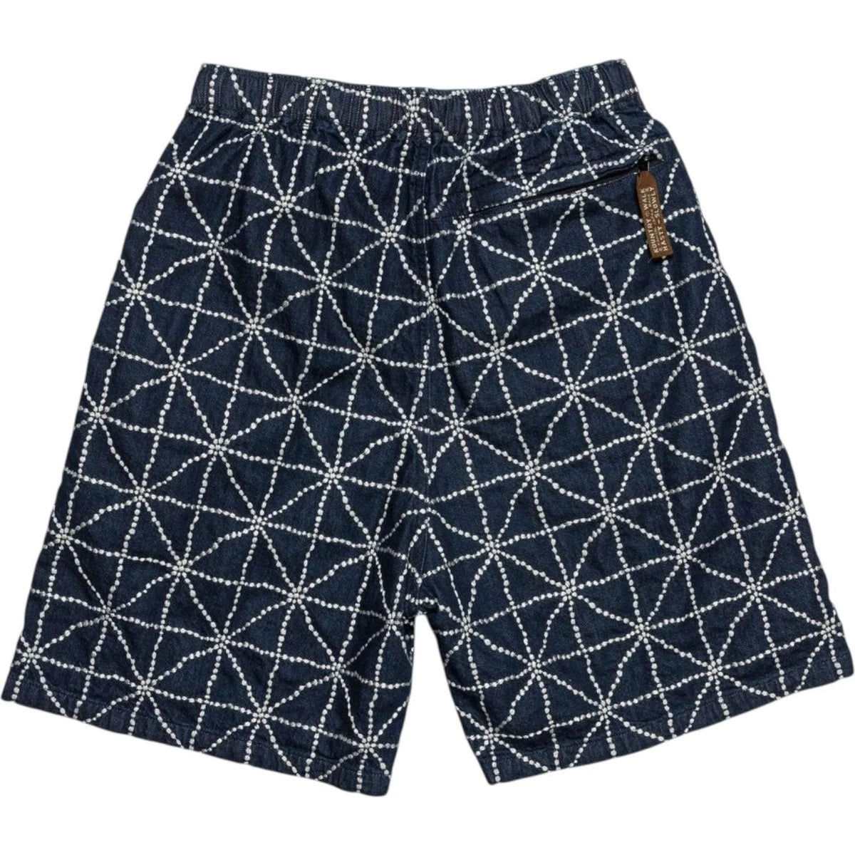 Kapital Denim Folk-Dojo Embroidered Easy Shorts