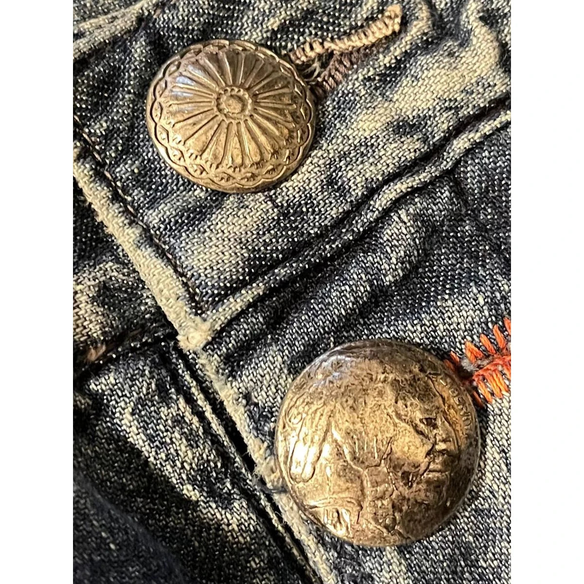 Kapital Denim Paisley Sashiko Shorts (2013)