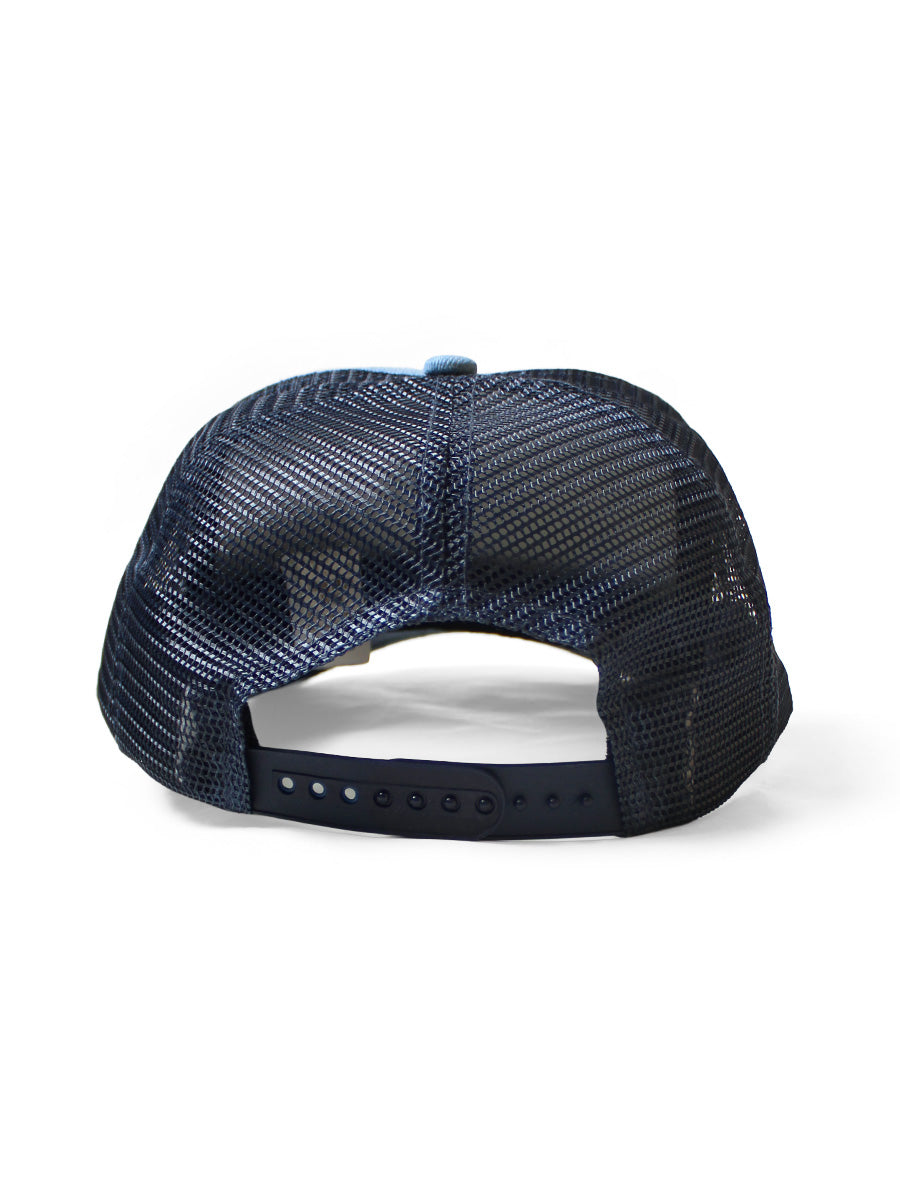 Kapital Denim Repair Service Print Denim Trucker Cap