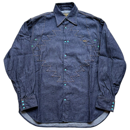 Kapital Denim Thunderbird Husky Western Shirt