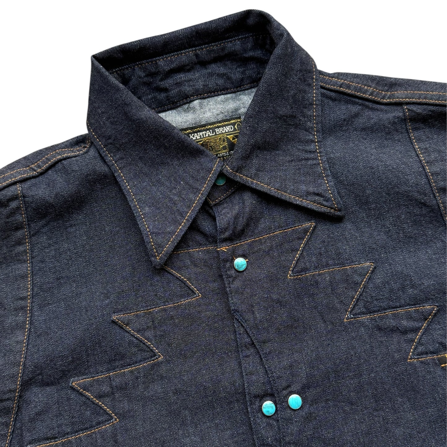 Kapital Denim Thunderbird Husky Western Shirt