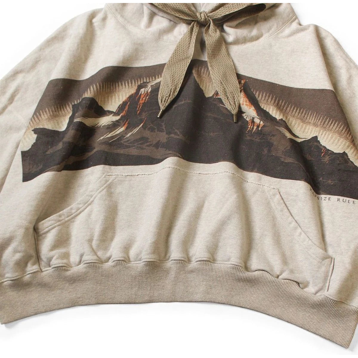 Kapital Devil Hoodie (Mountain Range)