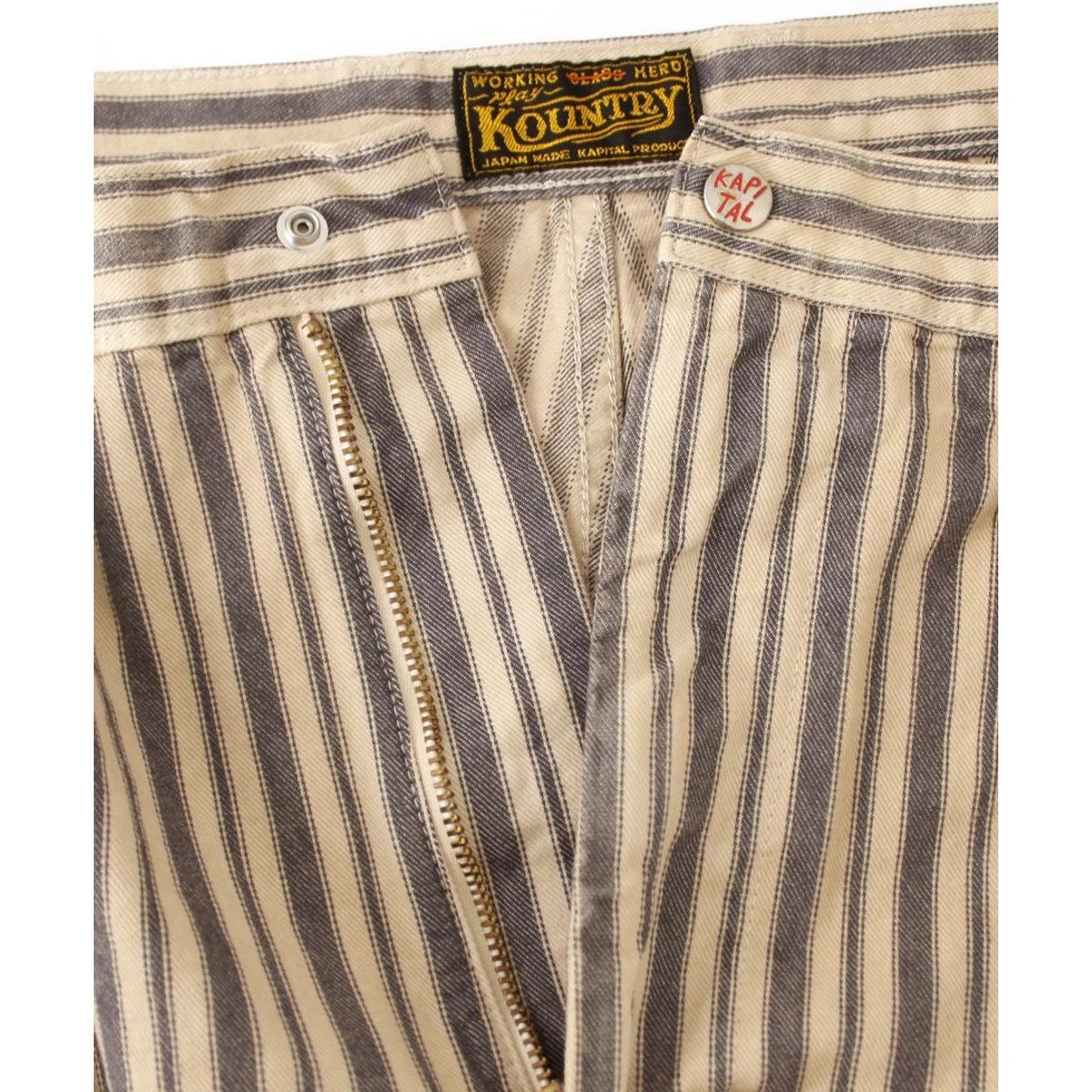 Kapital Dixie Hickory Fatigue Baggy Pants (Rushfield Remake)