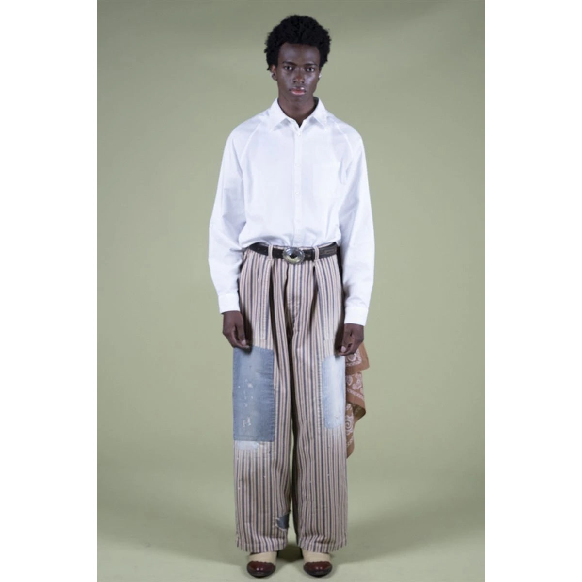 Kapital Dixie Hickory Fatigue Baggy Pants (Rushfield Remake)