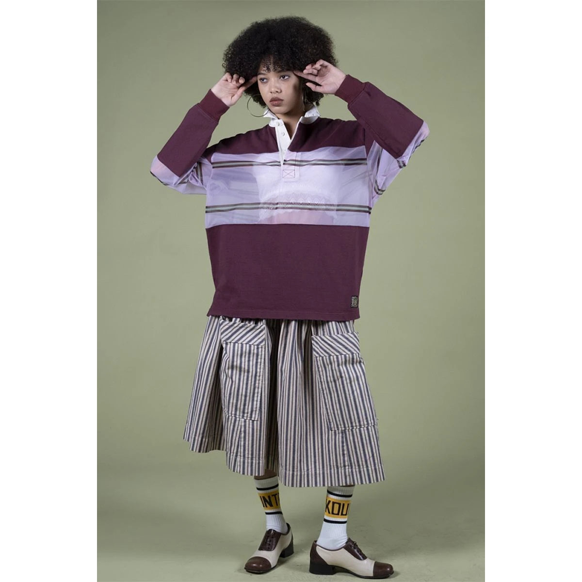 Kapital Dixie Hickory Harvest Balloon Skirt