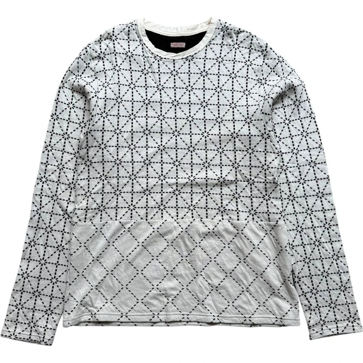 Kapital Do-Gi Sashiko Jersey Crew Long Sleeve
