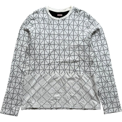 Kapital Do-Gi Sashiko Jersey Crew Long Sleeve