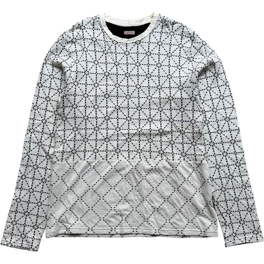 Kapital Do-Gi Sashiko Jersey Crew Long Sleeve