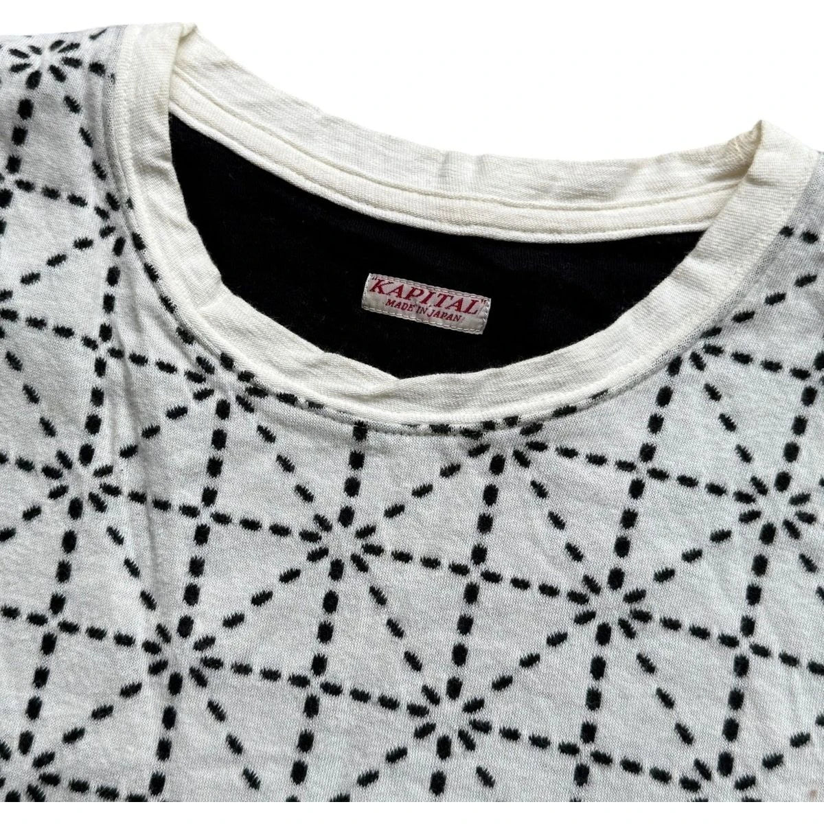 Kapital Do-Gi Sashiko Jersey Crew Long Sleeve