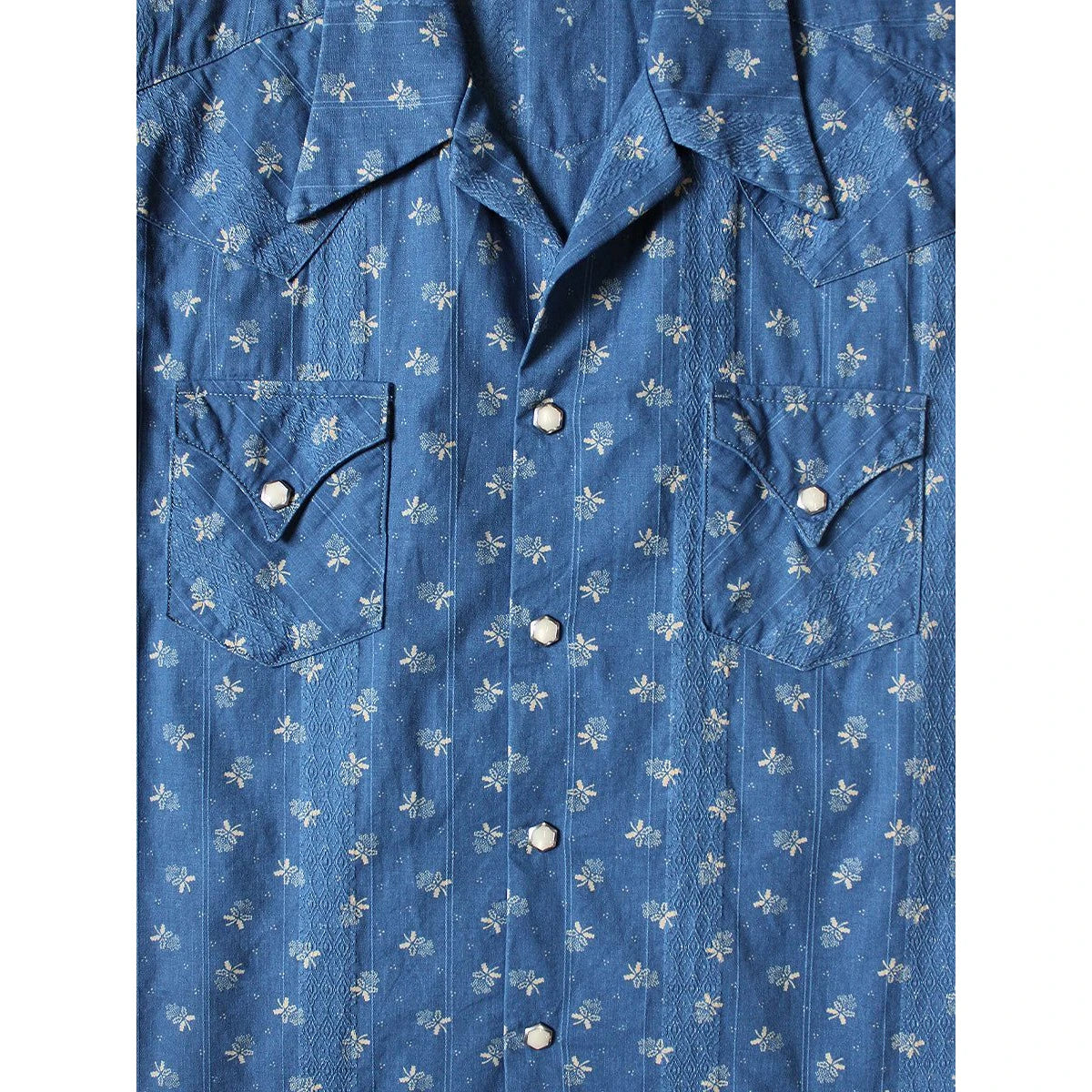 Kapital Dobby Stripe Idg Naked Dye Pt Love Ly Western Shirt