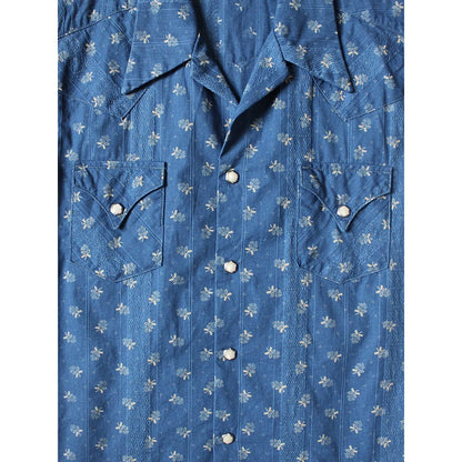 Kapital Dobby Stripe Idg Naked Dye Pt Love Ly Western Shirt
