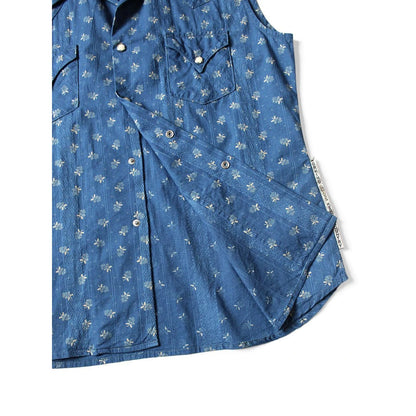 Kapital Dobby Stripe Idg Naked Dye Pt Love Ly Western Shirt