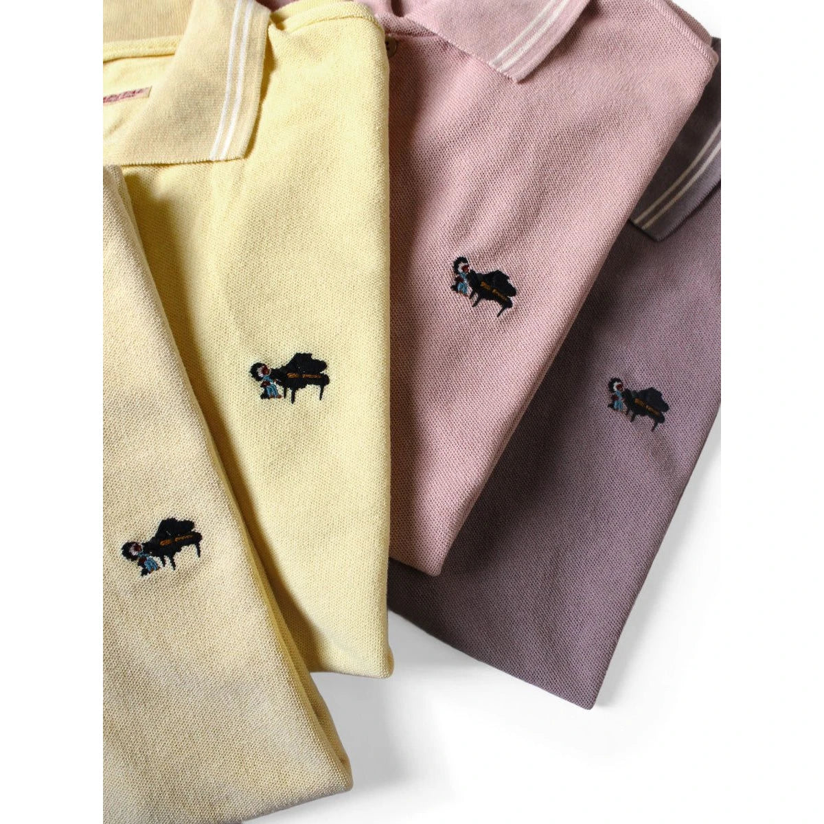 Kapital Dry Deer Box Polo (Piano Embroidery)