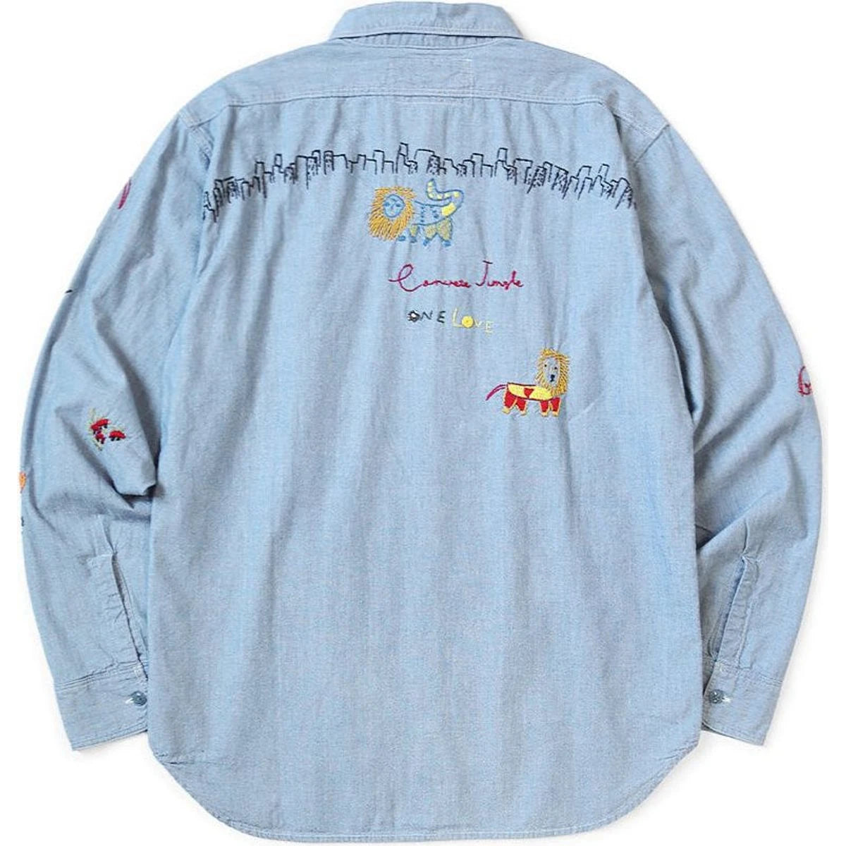 Kapital Dungaree Lion Song Embroidery Work Shirt