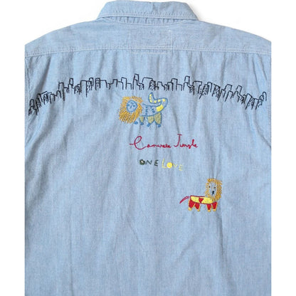Kapital Dungaree Lion Song Embroidery Work Shirt