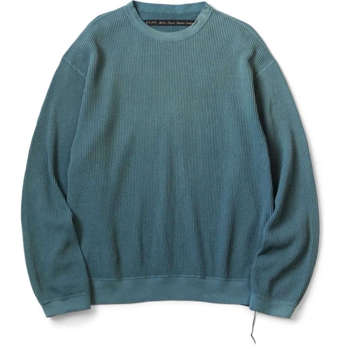 Kapital Eco Waffle Big Crew Sweatshirt