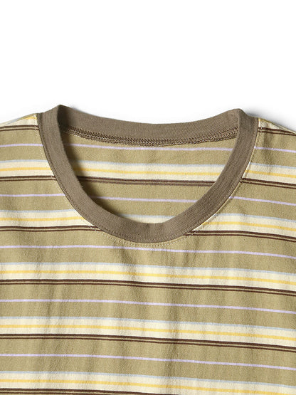 Kapital  Multi-Border Jersey Pennant T-Shirt (3 Flags)