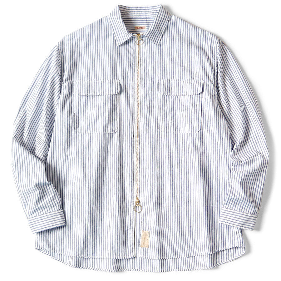 Kapital Oxford Stripe Drizzler Work Shirt