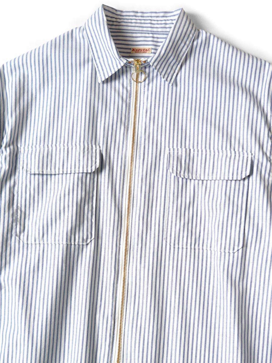 Kapital Oxford Stripe Drizzler Work Shirt