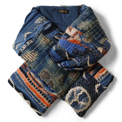 Kapital Boro × Gaudy Knit Kesa Muffler