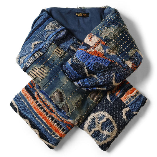 Kapital Boro × Gaudy Knit Kesa Muffler