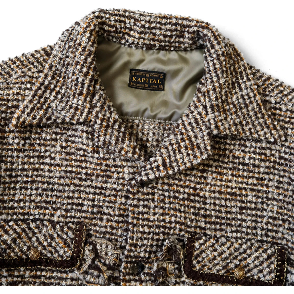 Kapital Fancy Tweed Board Shirt