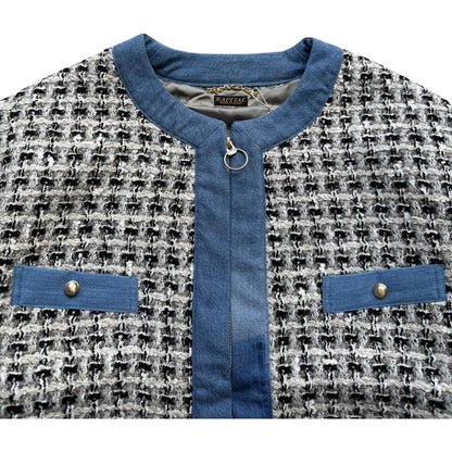 Kapital Fancy Tweed Check Bolero Jacket