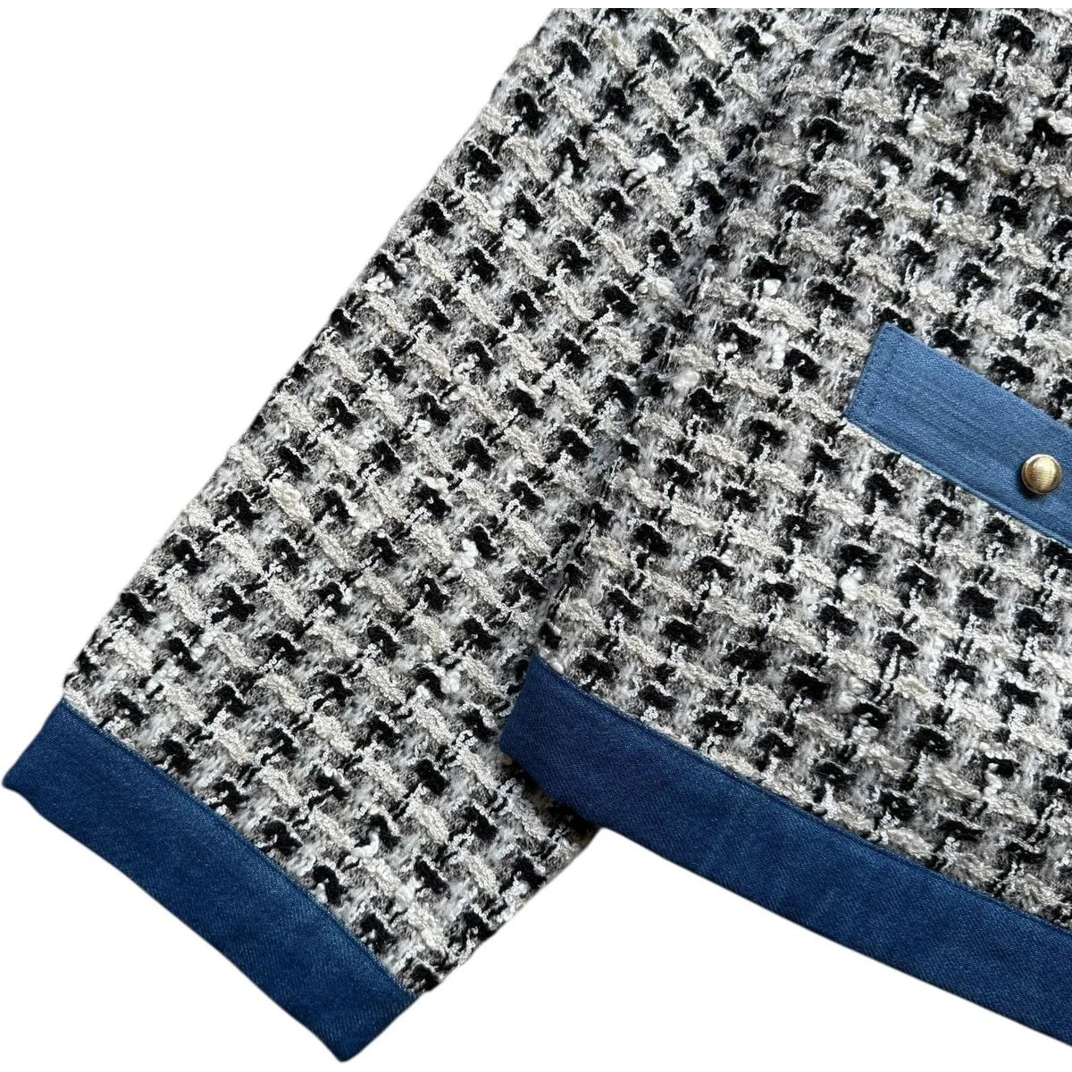 Kapital Fancy Tweed Check Bolero Jacket