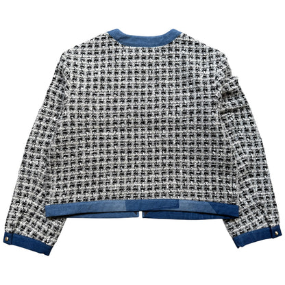 Kapital Fancy Tweed Check Bolero Jacket