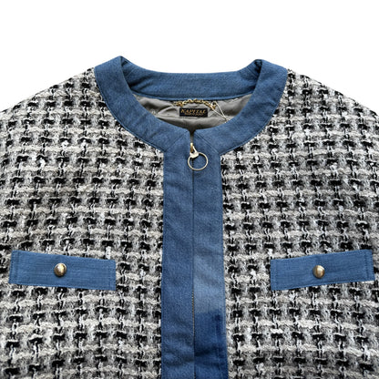Kapital Fancy Tweed Check Bolero Jacket