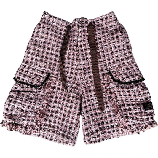 Kapital Fancy Tweed Easy Shorts Pink