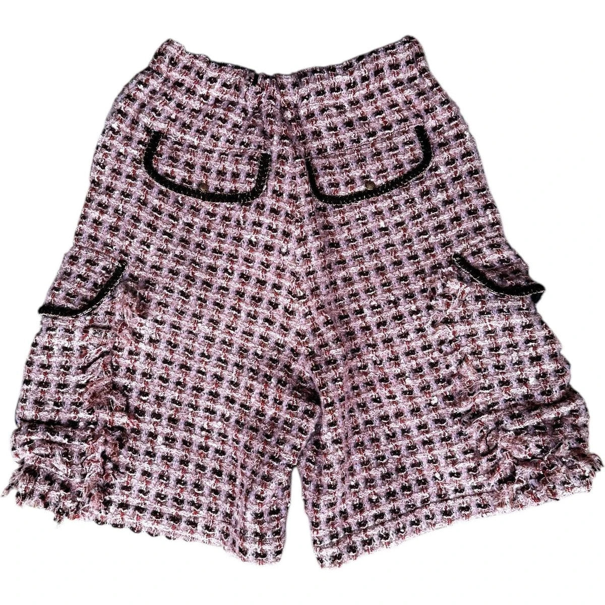 Kapital Fancy Tweed Easy Shorts Pink