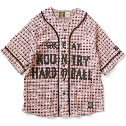 Kapital Fancy Tweed Great Kountry Baseball Shirt
