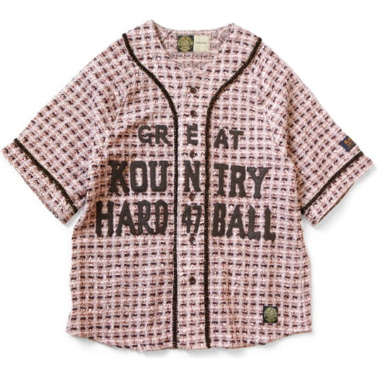 Kapital Fancy Tweed Great Kountry Baseball Shirt