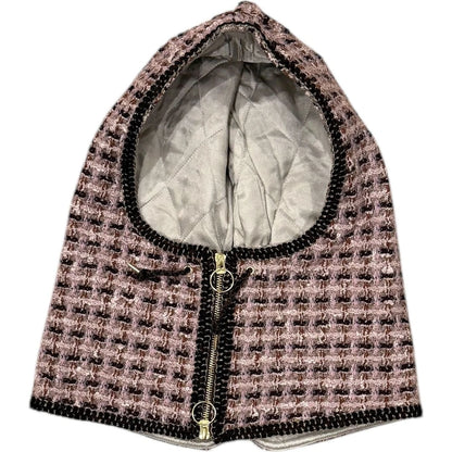 Kapital Fancy Tweed Zip Balaclava Hood