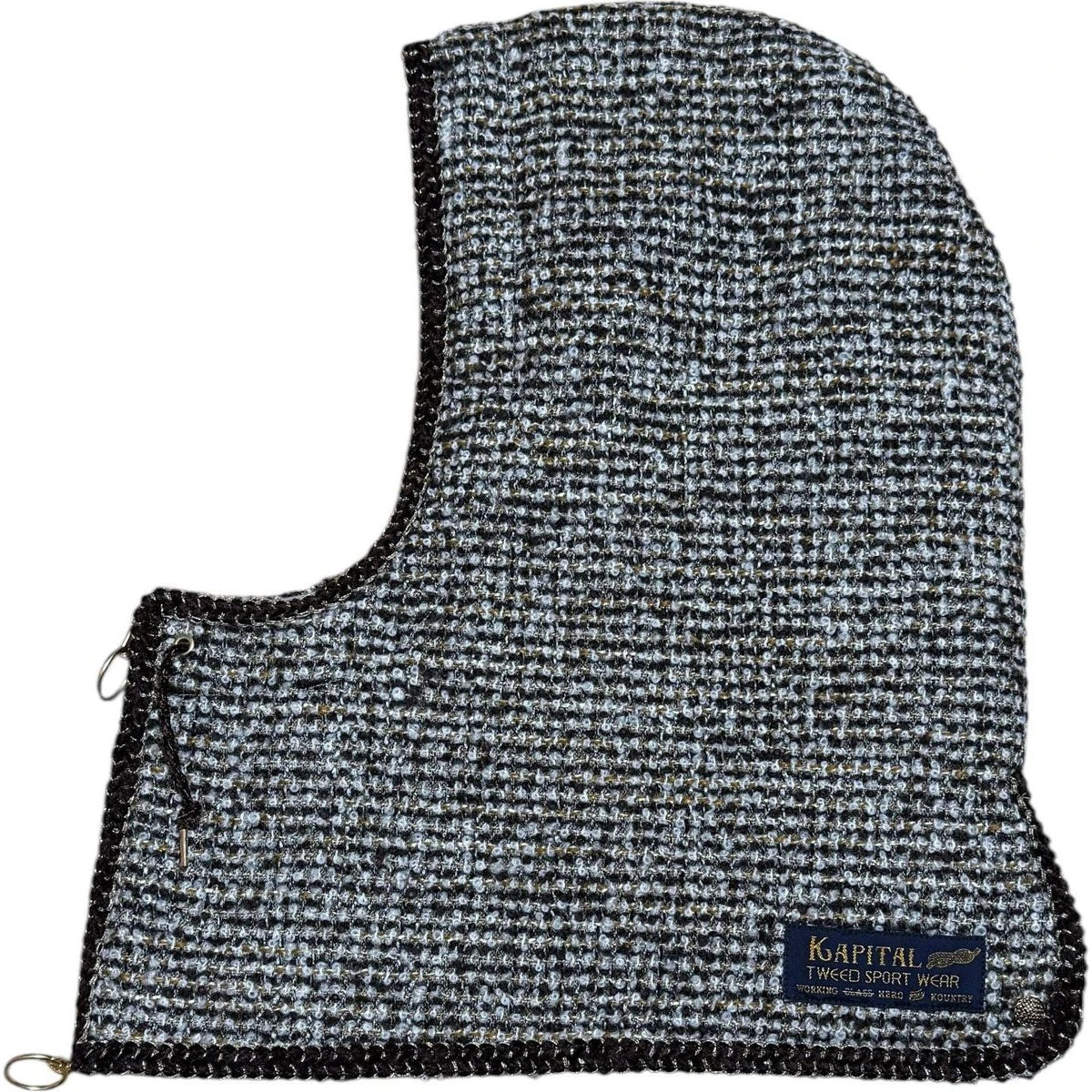 Kapital Fancy Tweed Zip Balaclava Hood