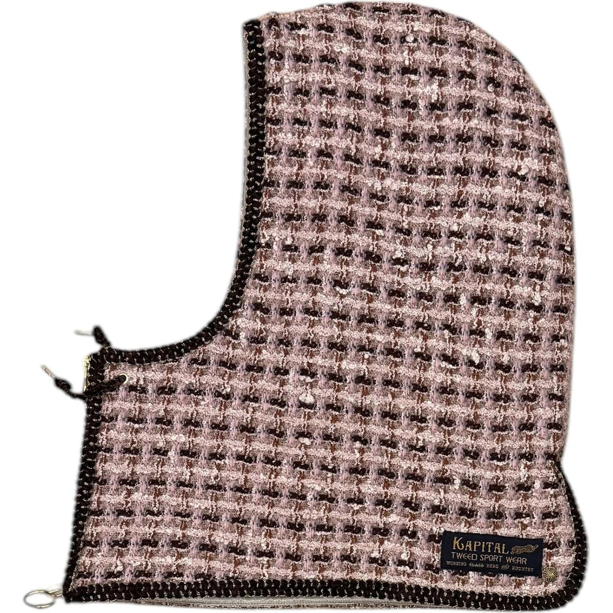 Kapital Fancy Tweed Zip Balaclava Hood