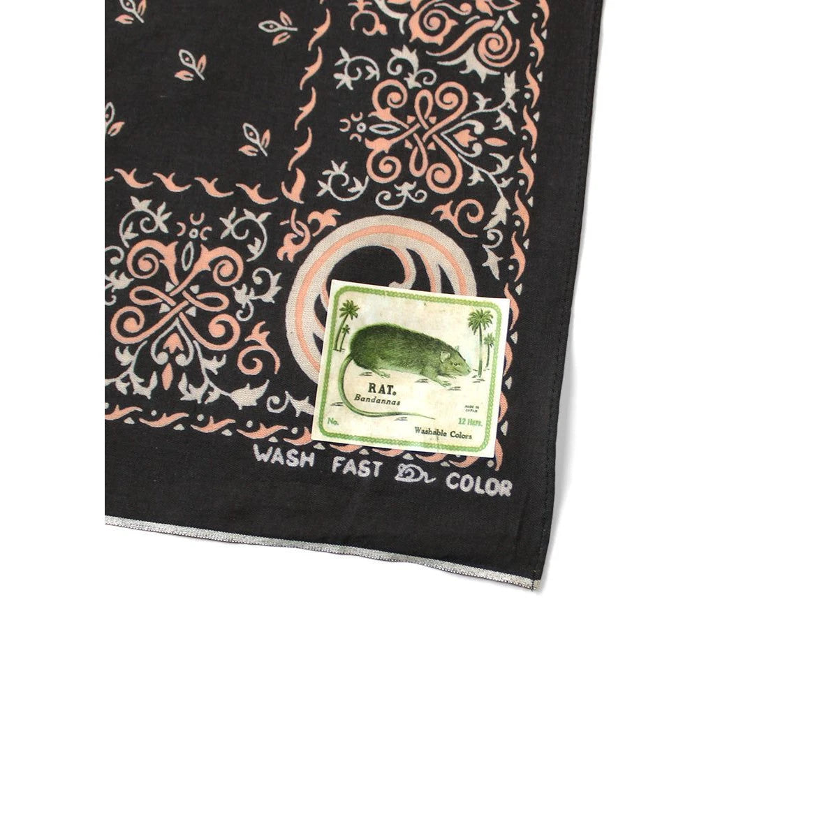 Kapital Fastcolor Selvage Bandana (Antler Naja) 15x15